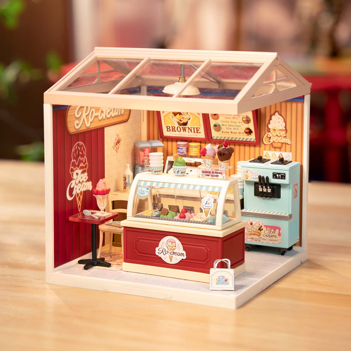 Delicious Ice Cream Shop Miniature DIY