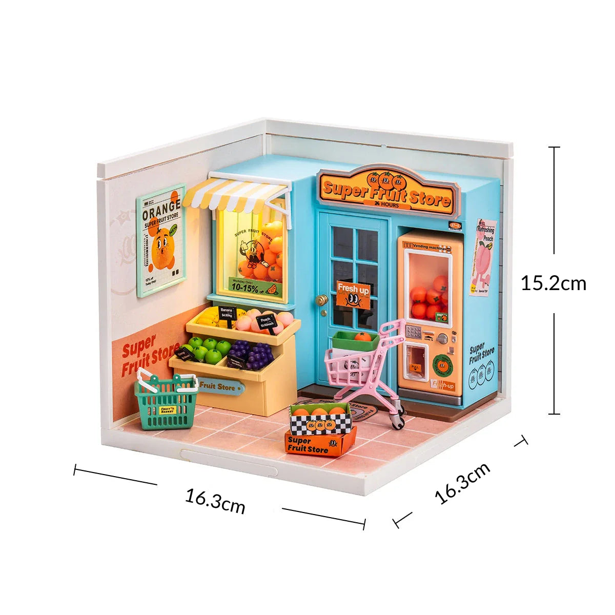 Super Fruit Stand Miniature DIY