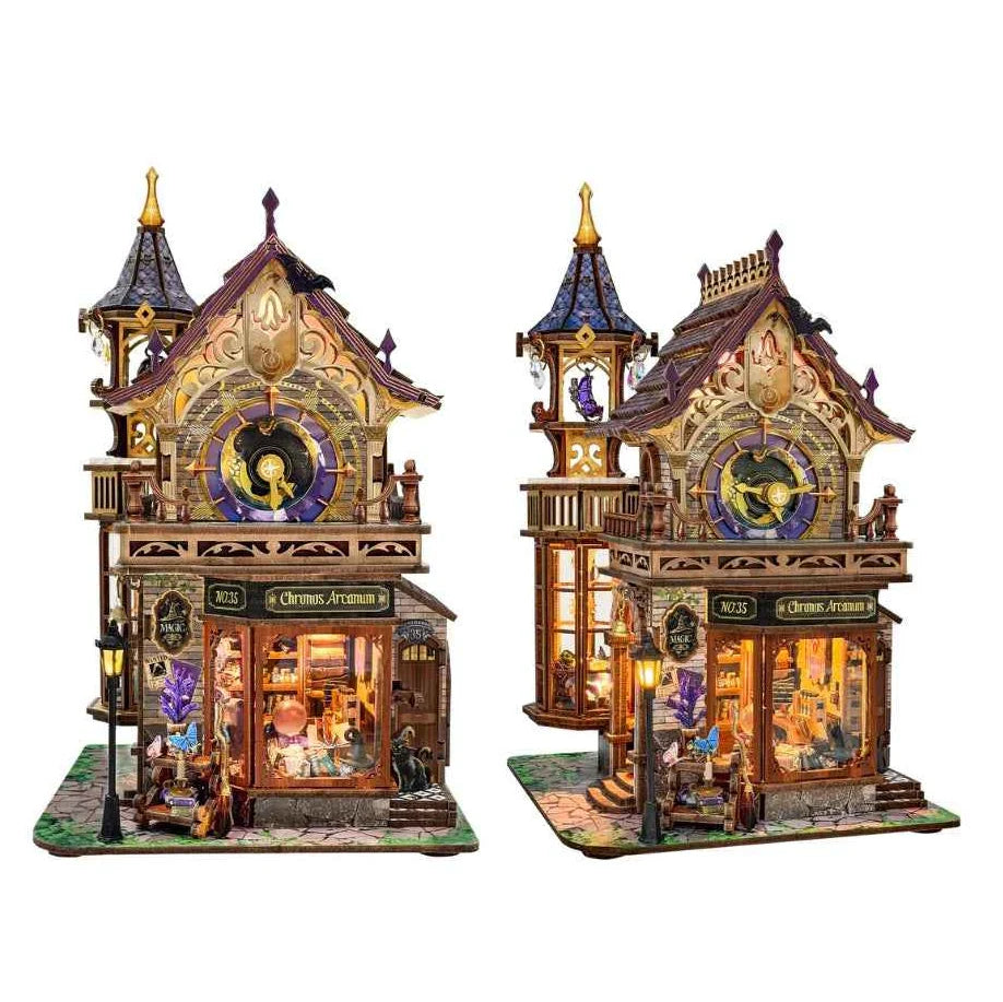 Magical Clock Tower Miniature House DIY
