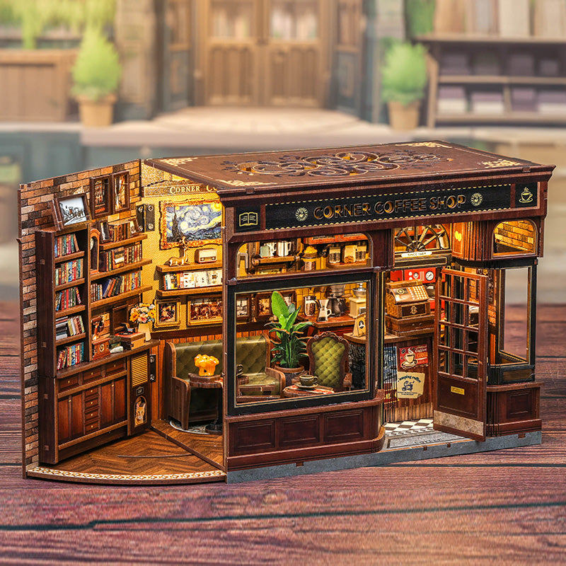 Corner Café Miniature DIY