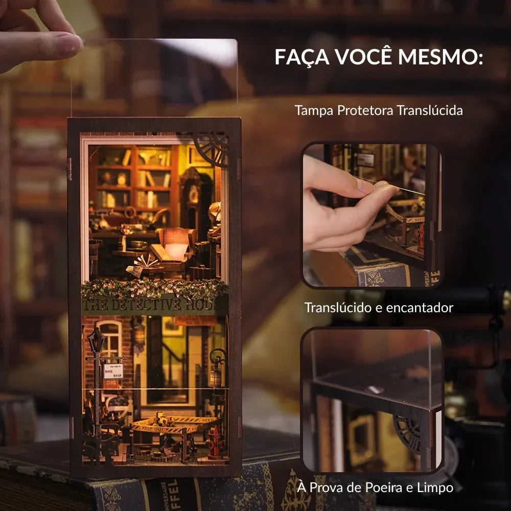 Detective Agency Book Nook DIY