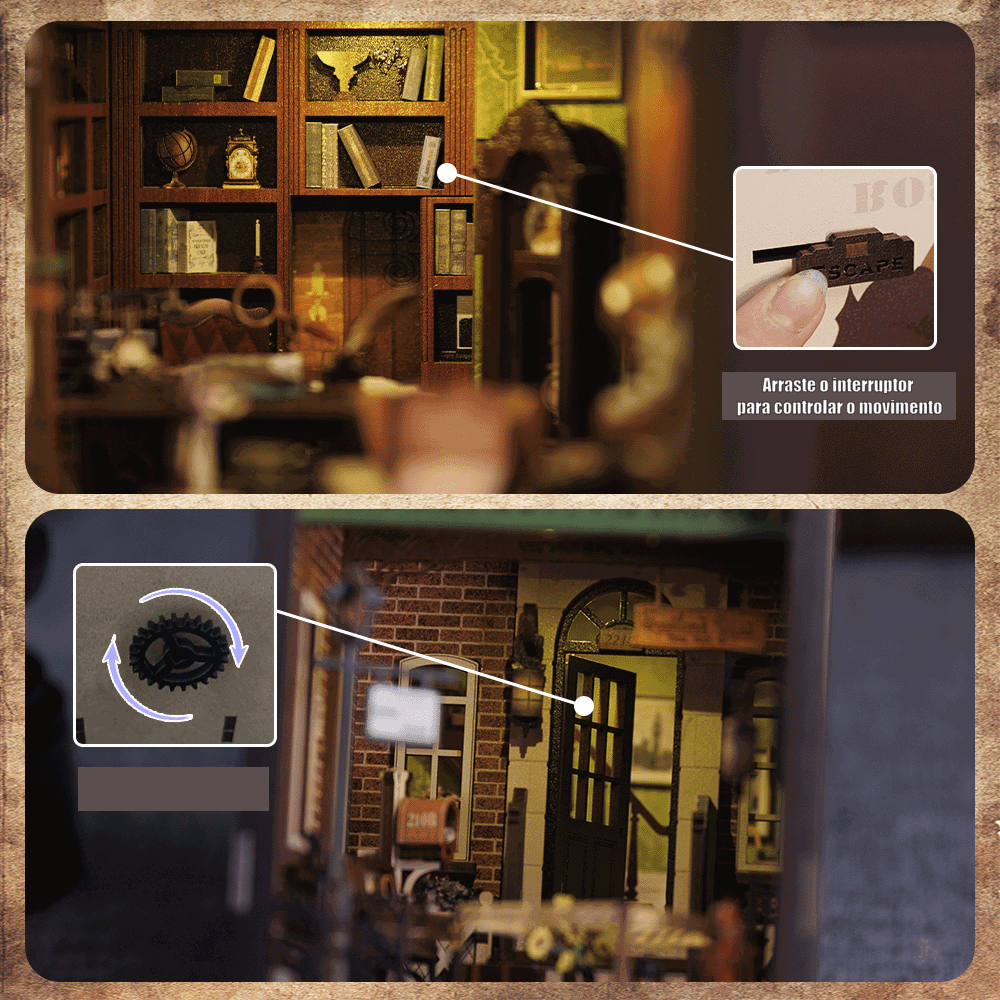 Detective Agency Book Nook DIY