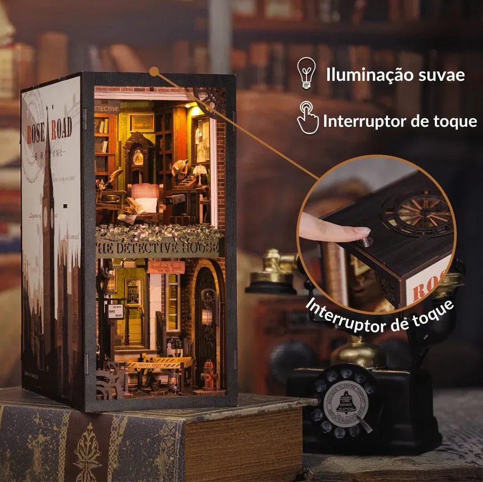 Detective Agency Book Nook DIY