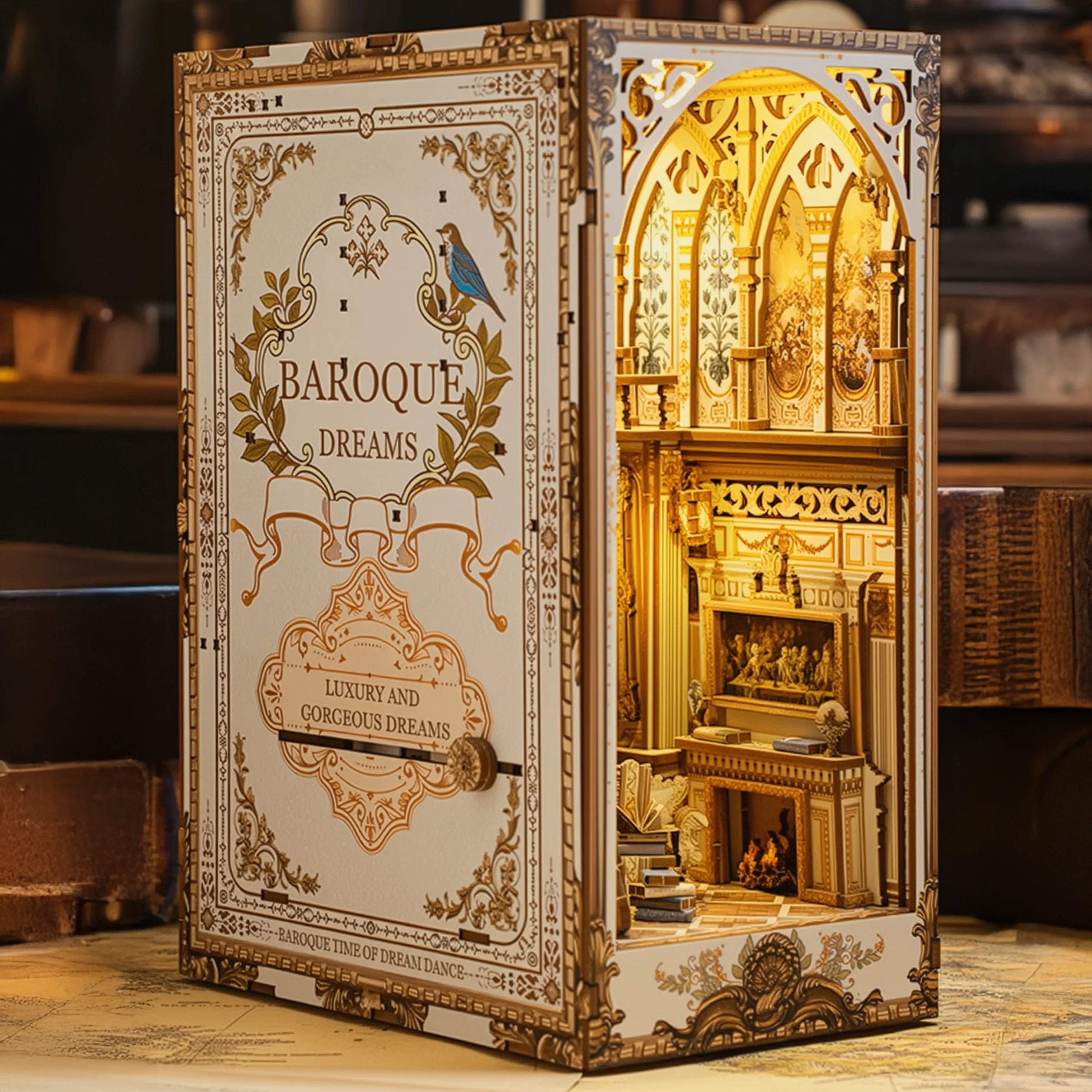 Baroque Dreams Library Book Nook DIY
