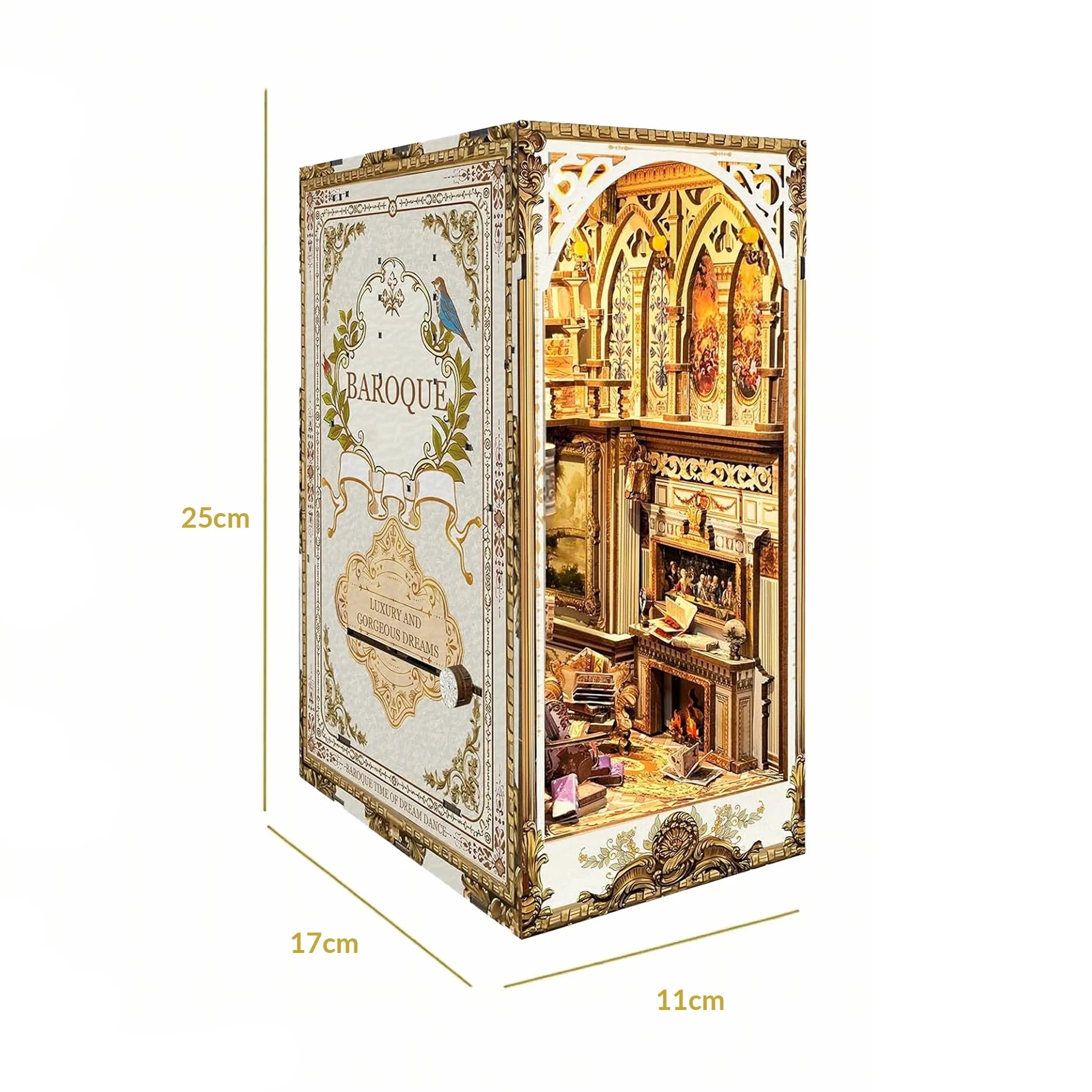 Baroque Dreams Library Book Nook DIY