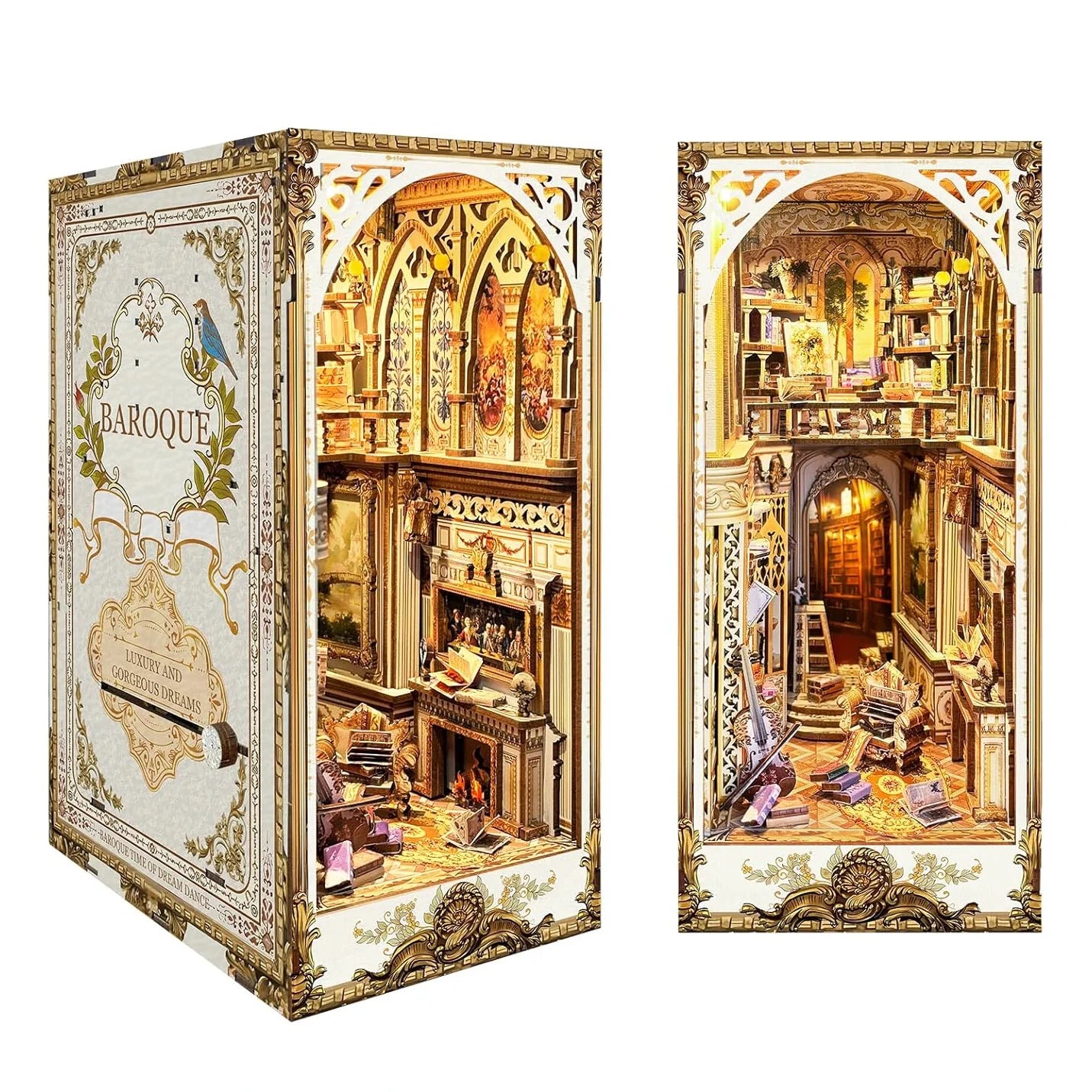 Baroque Dreams Library Book Nook DIY