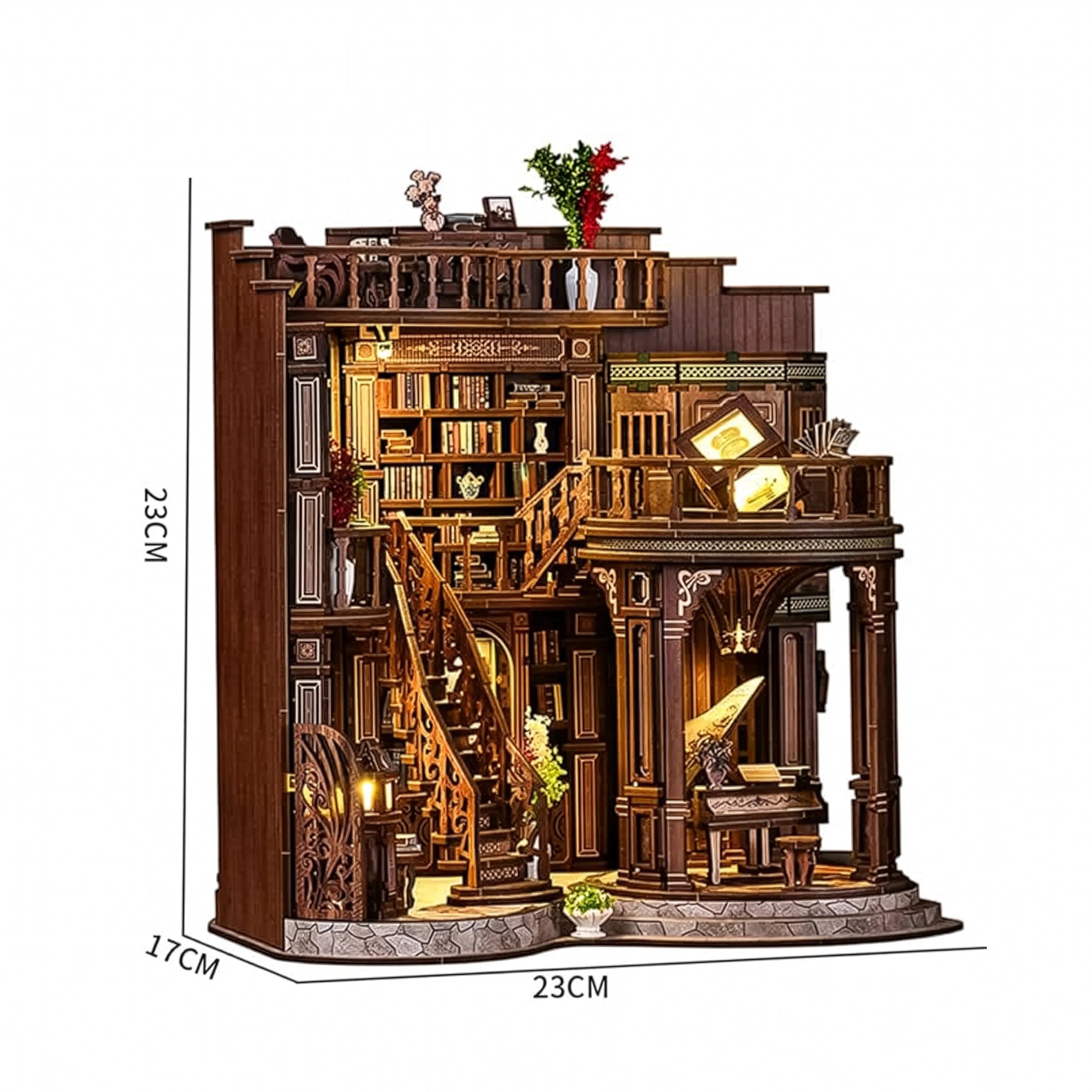 Dream Library Miniature House DIY
