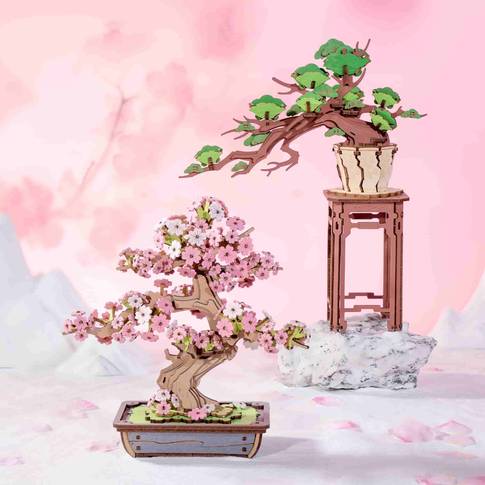 Sakura Cherry Blossom 3D Puzzle Bonsai