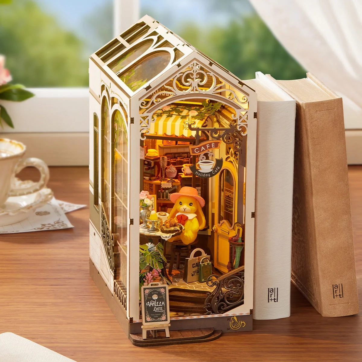 Charming Café Book Nook DIY