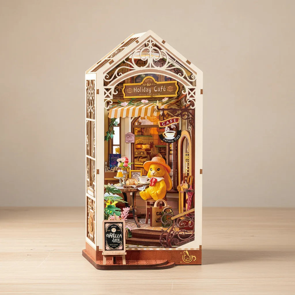 Charming Café Book Nook DIY