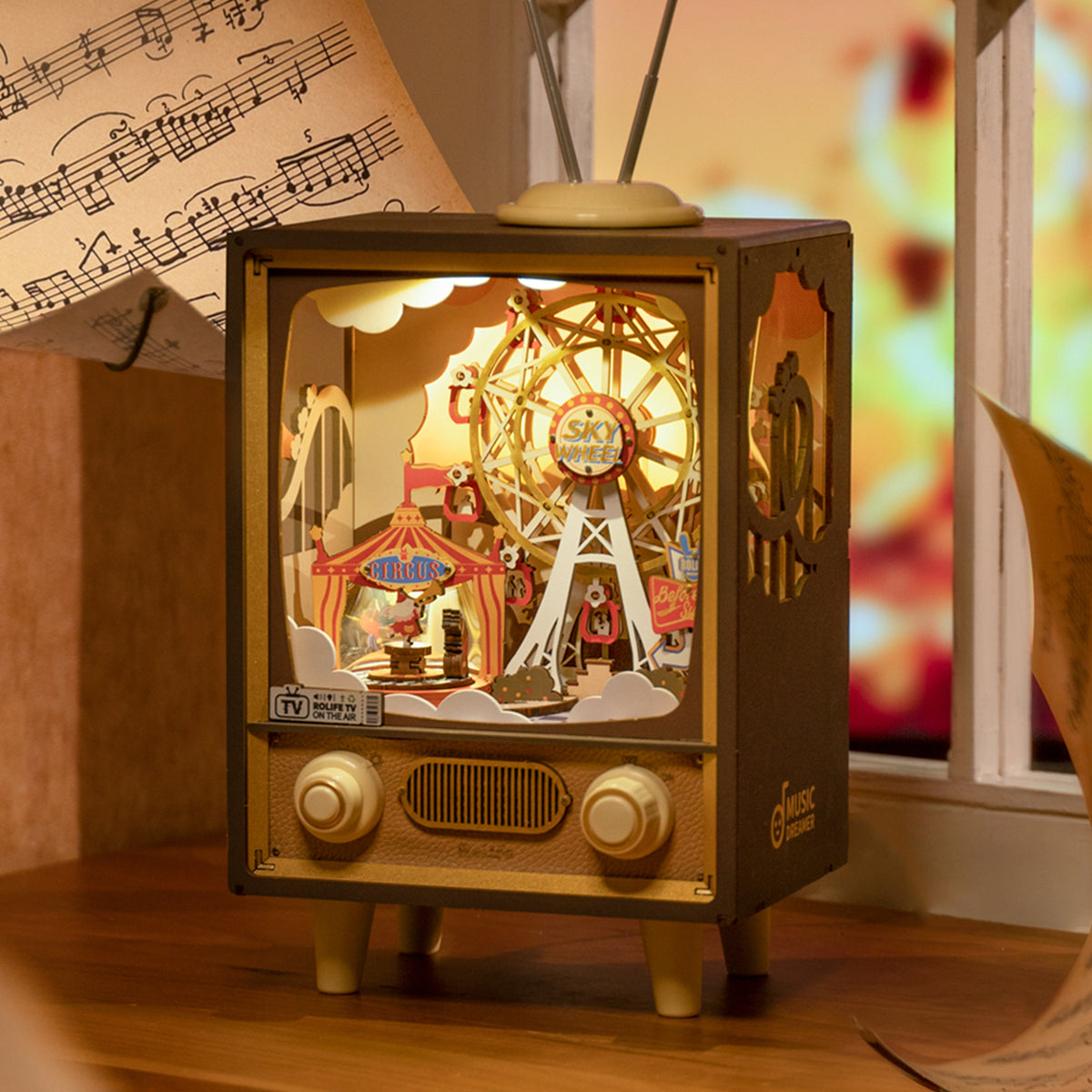Musical Box Amusement Park 3D Puzzle