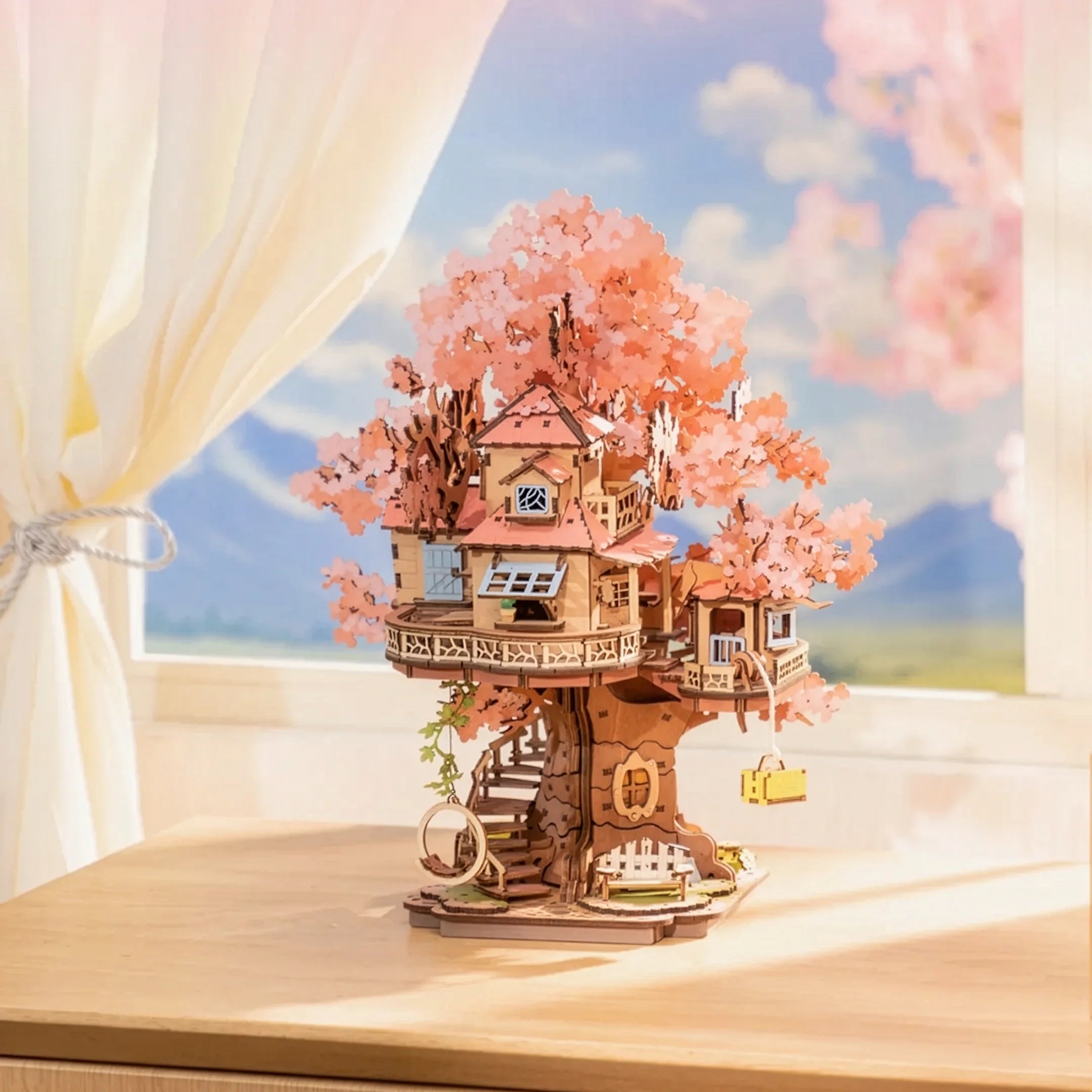 Cherry Blossom Treehouse 3D Puzzle