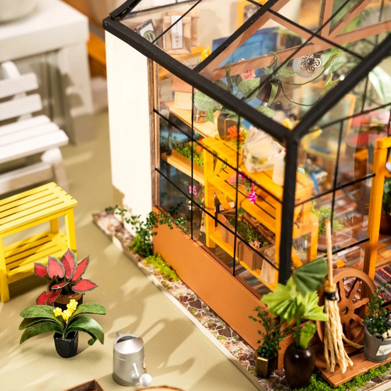 Charming Flower House Miniature DIY