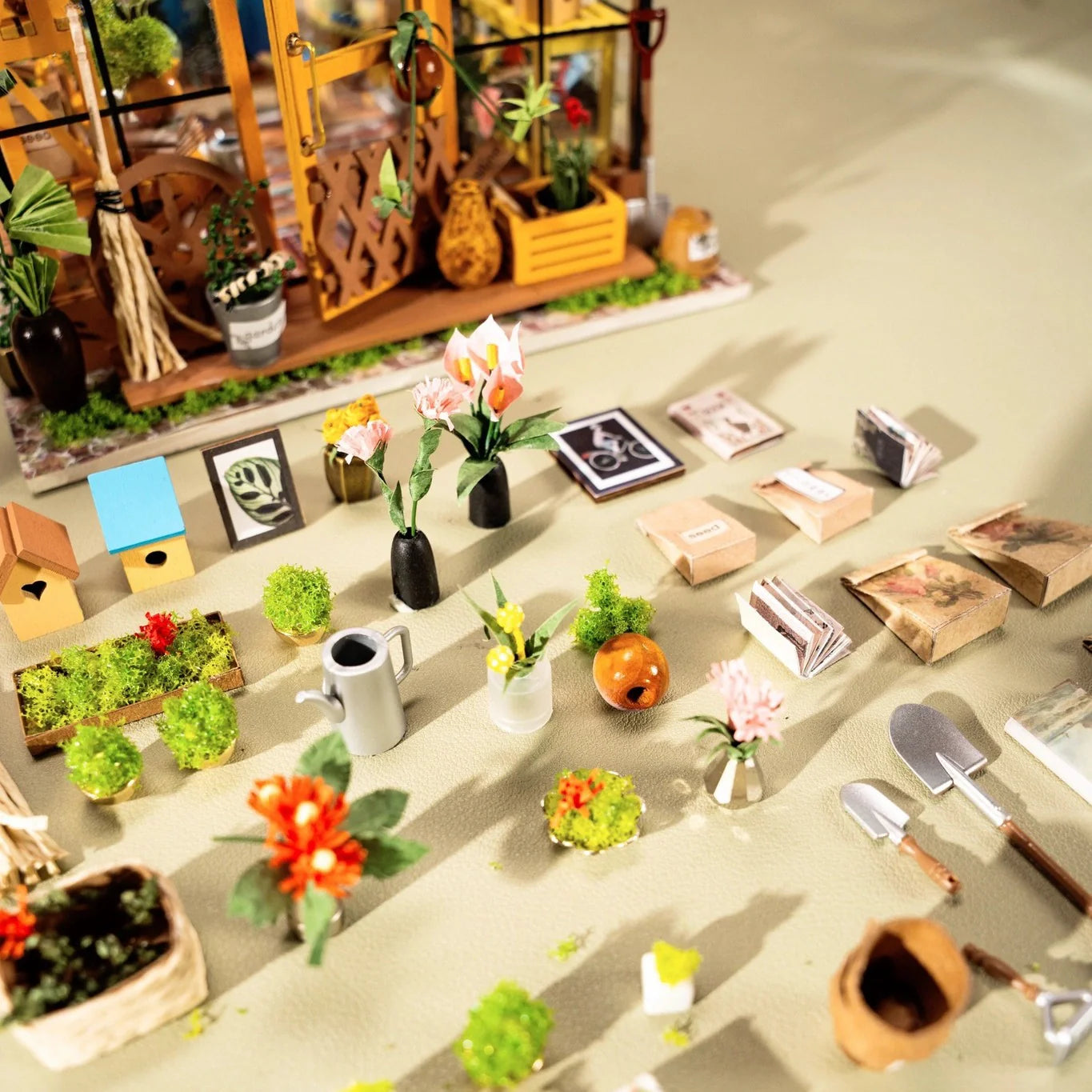 Charming Flower House Miniature DIY