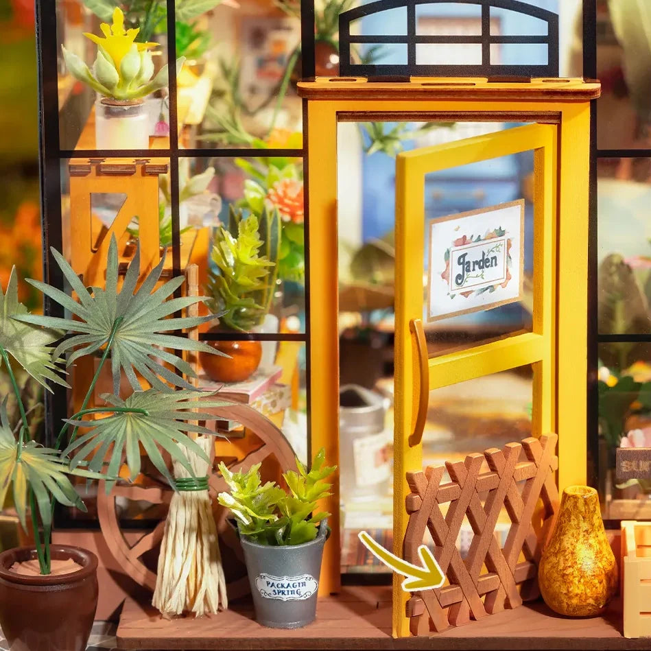 Charming Flower House Miniature DIY