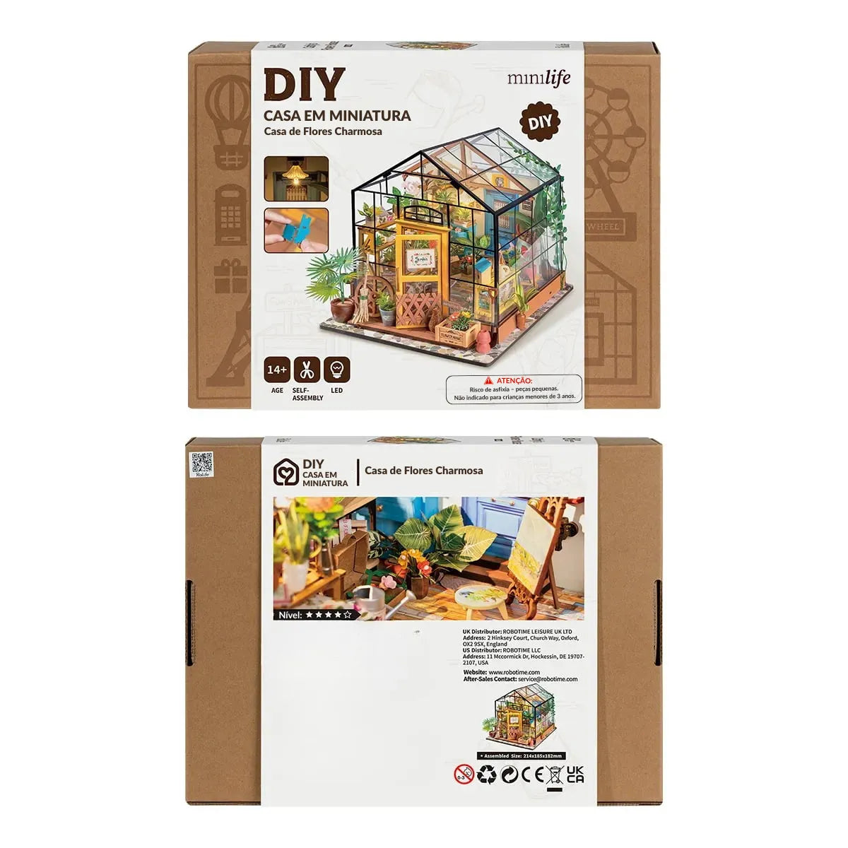 Charming Flower House Miniature DIY