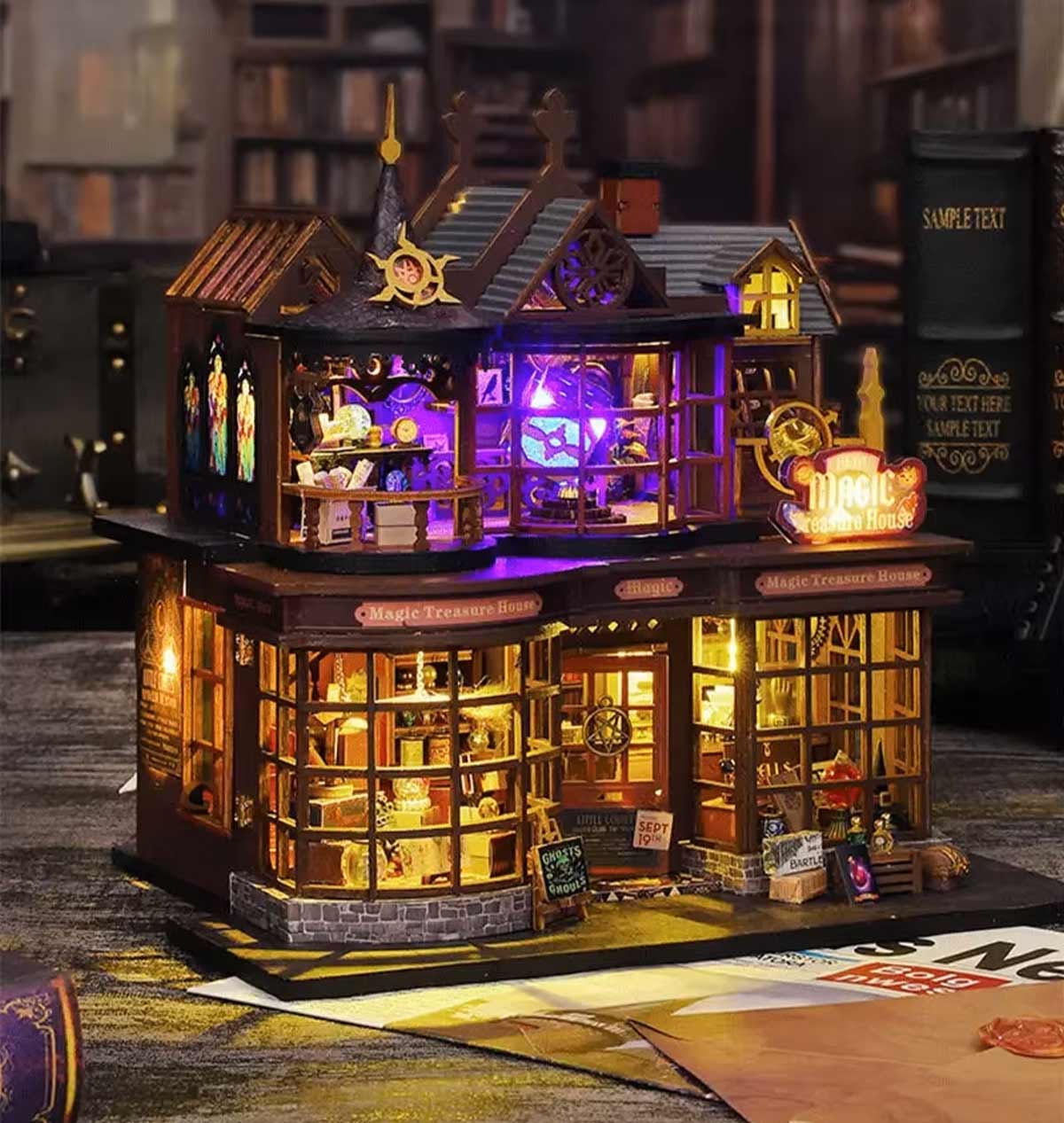 Magical Treasure House Miniature DIY