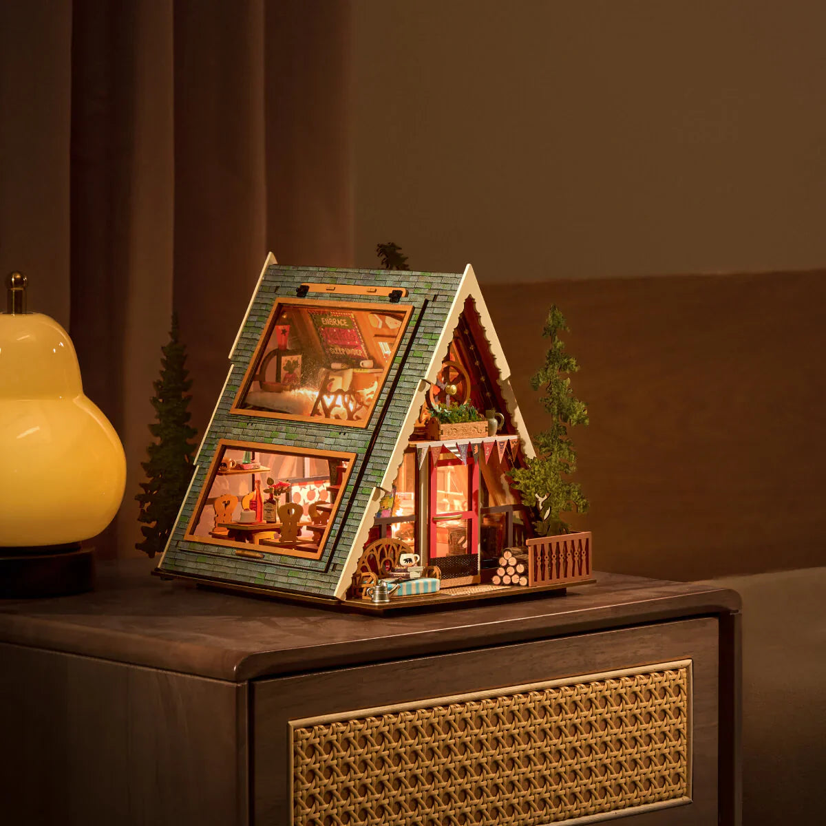 Swiss Chalet Miniature DIY House