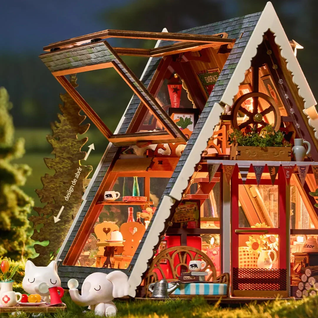 Swiss Chalet Miniature DIY House