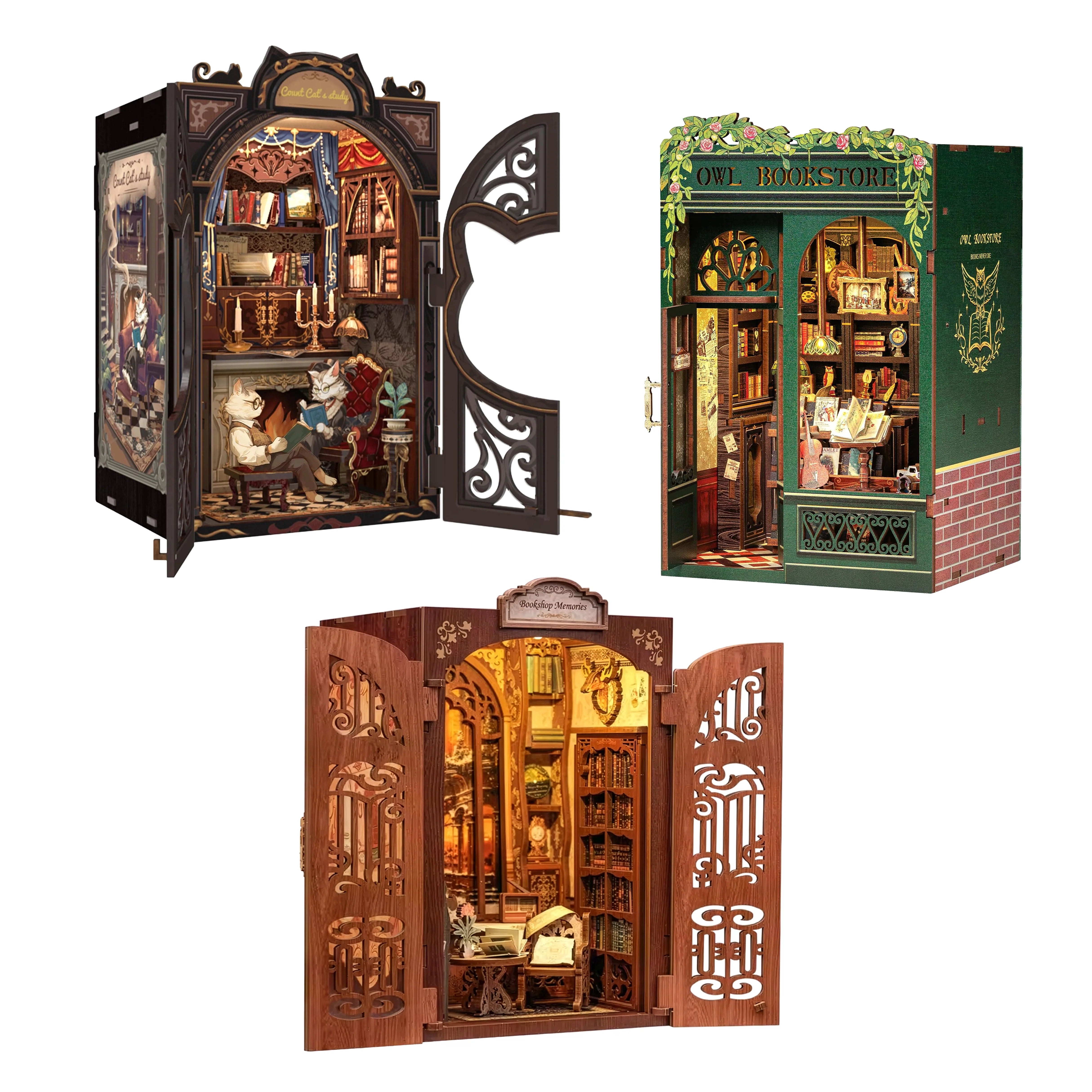 Enchanted Bookstores Book Nook DIY Collection