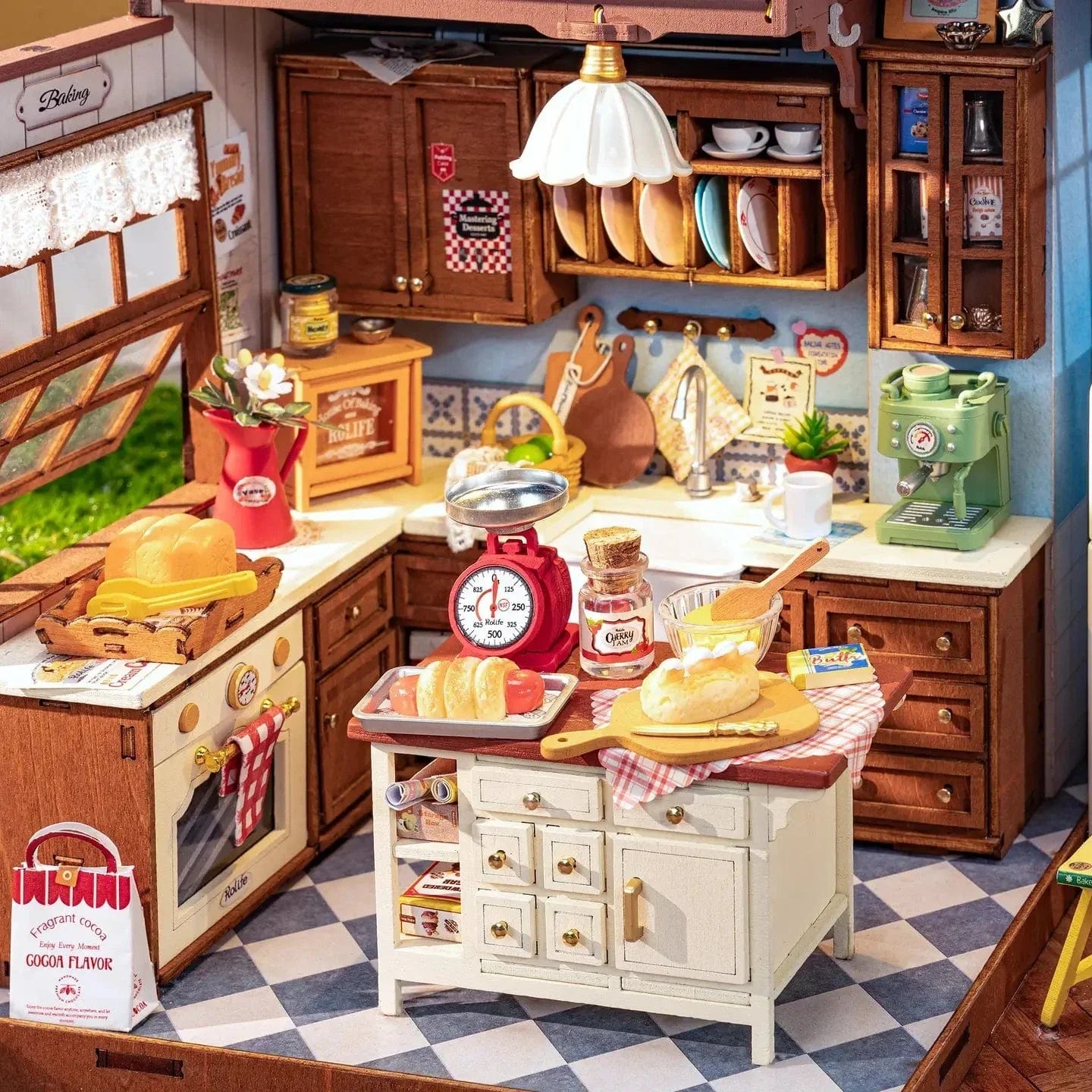 Vintage Kitchen Miniature DIY