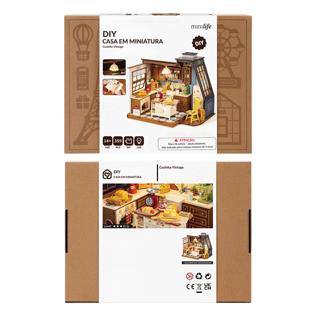 Vintage Kitchen Miniature DIY