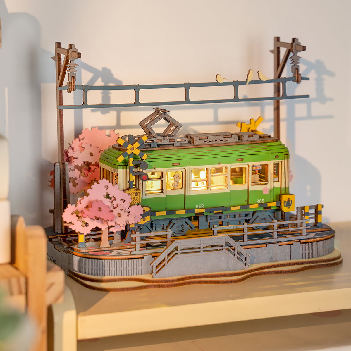 Cherry Blossom Journey Station 3D Puzzle