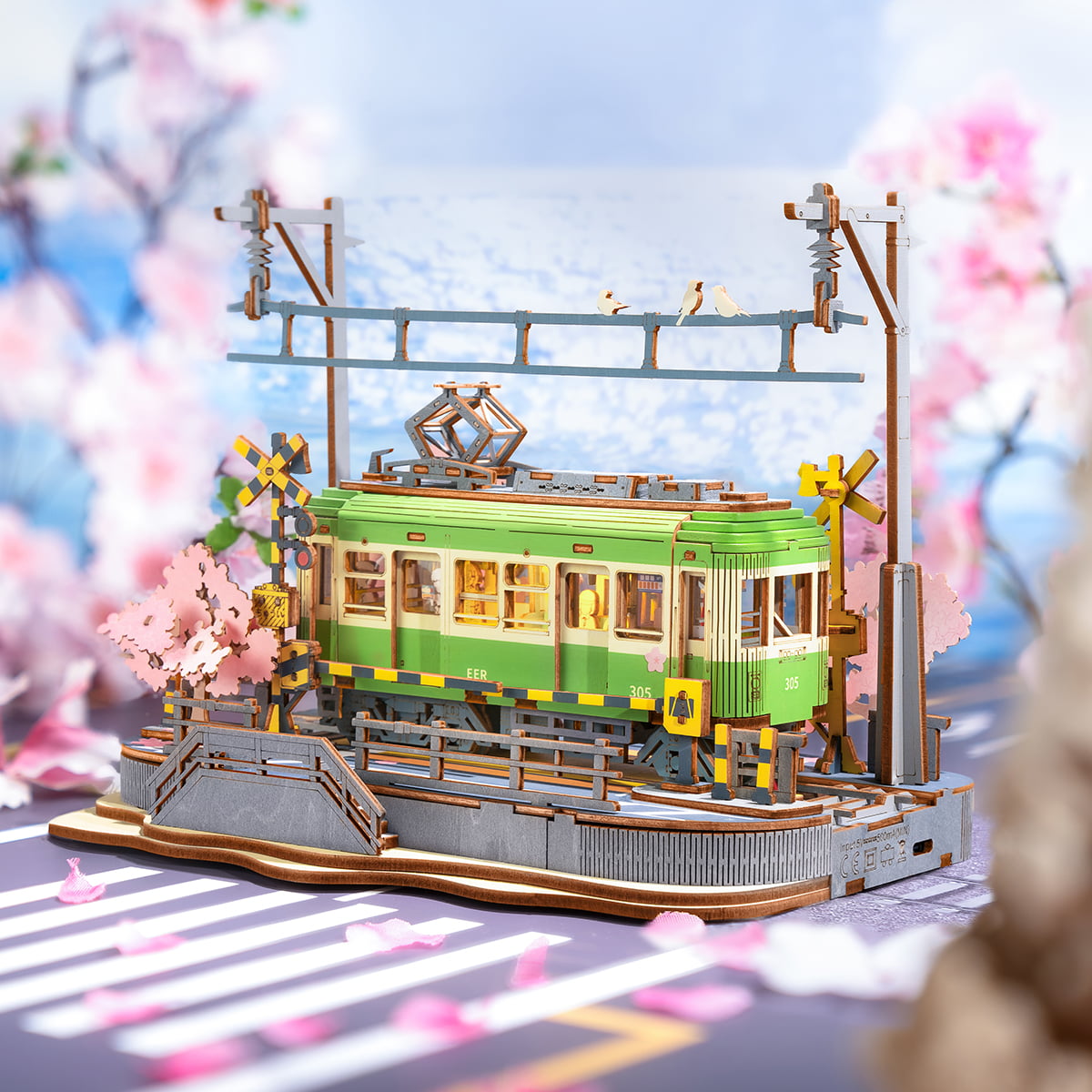 Cherry Blossom Journey Station 3D Puzzle
