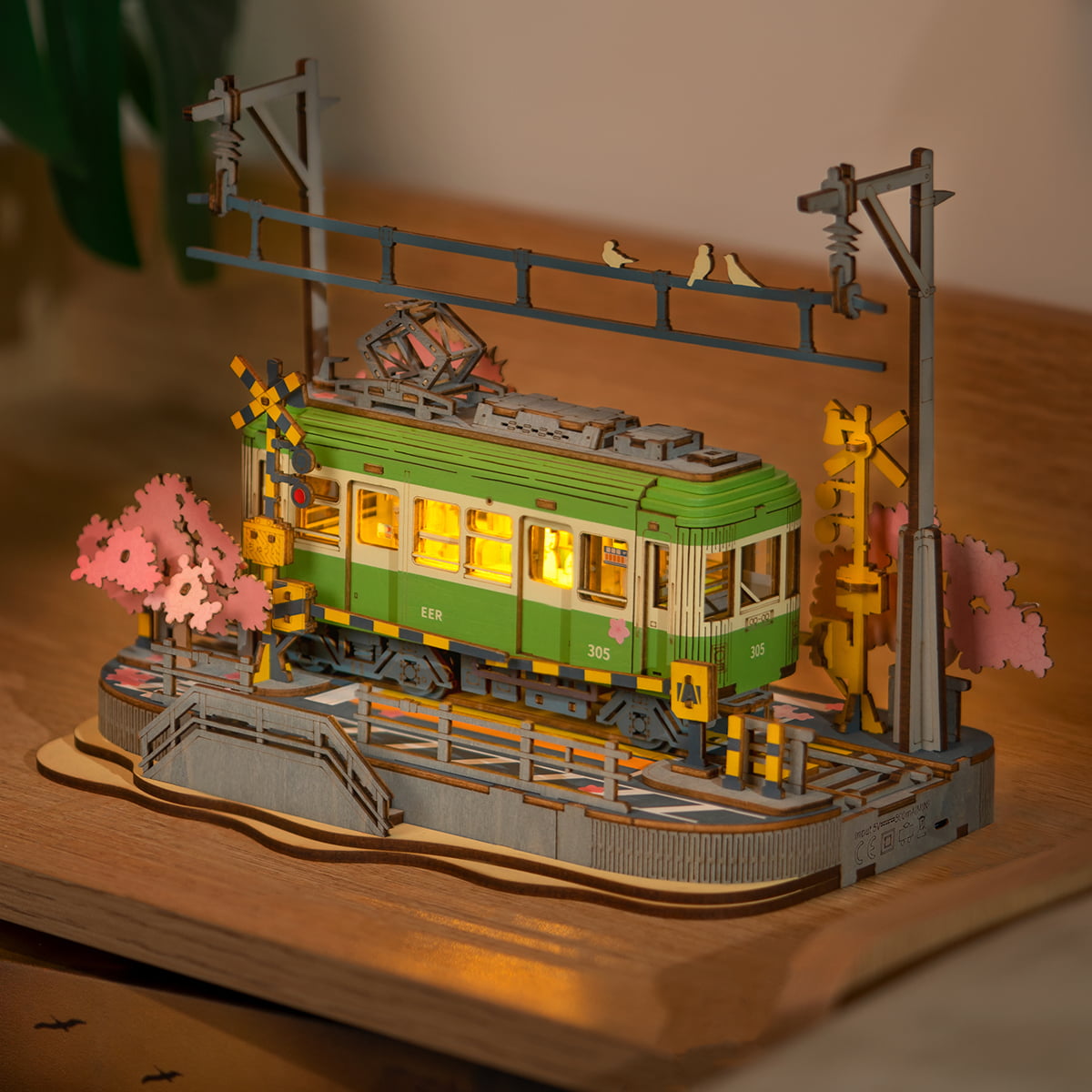 Cherry Blossom Journey Station 3D Puzzle