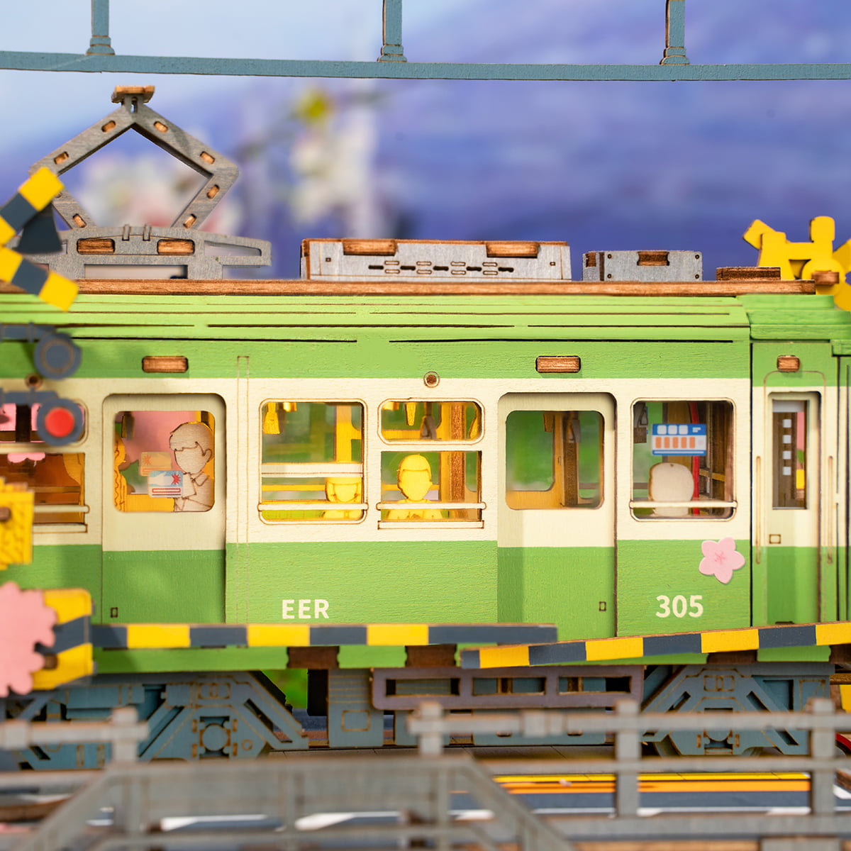 Cherry Blossom Journey Station 3D Puzzle