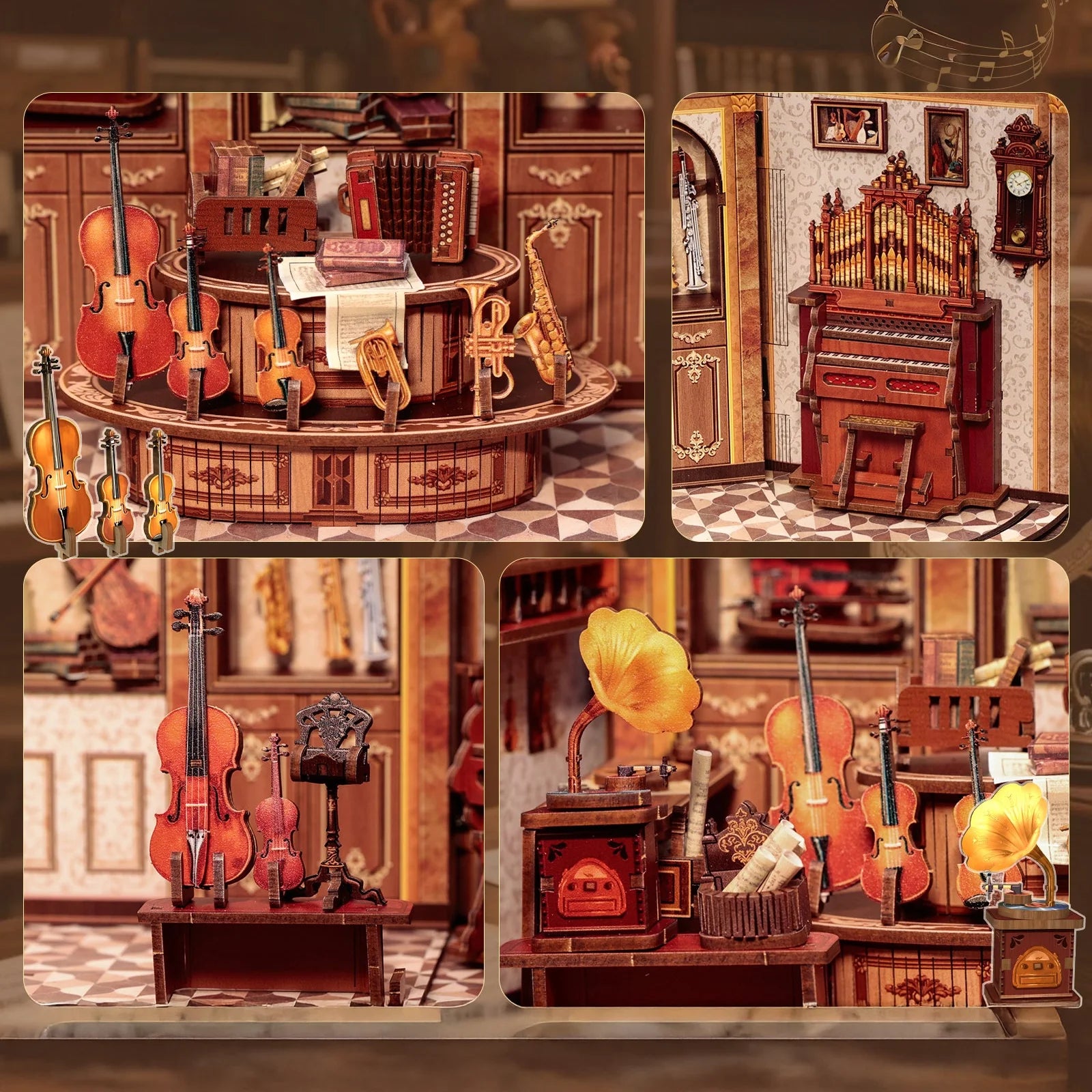 DIY Miniature House Music Studio