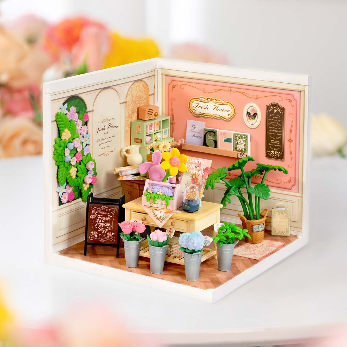Miniature DIY Flower Shop Boutique