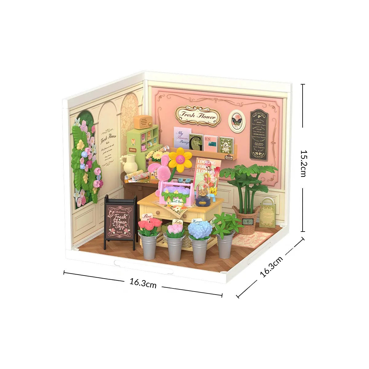 Miniature DIY Flower Shop Boutique