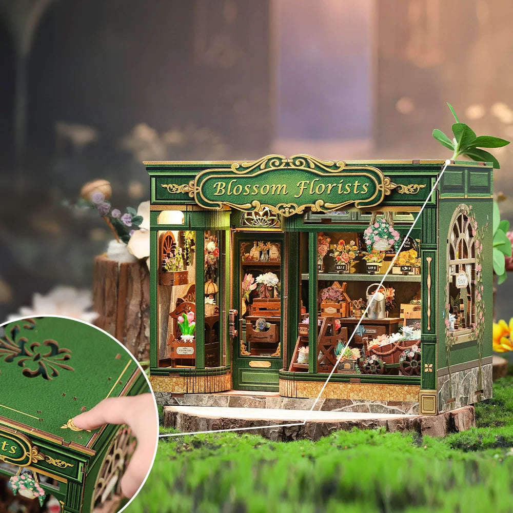 Enchanted Flower Shop Miniature DIY