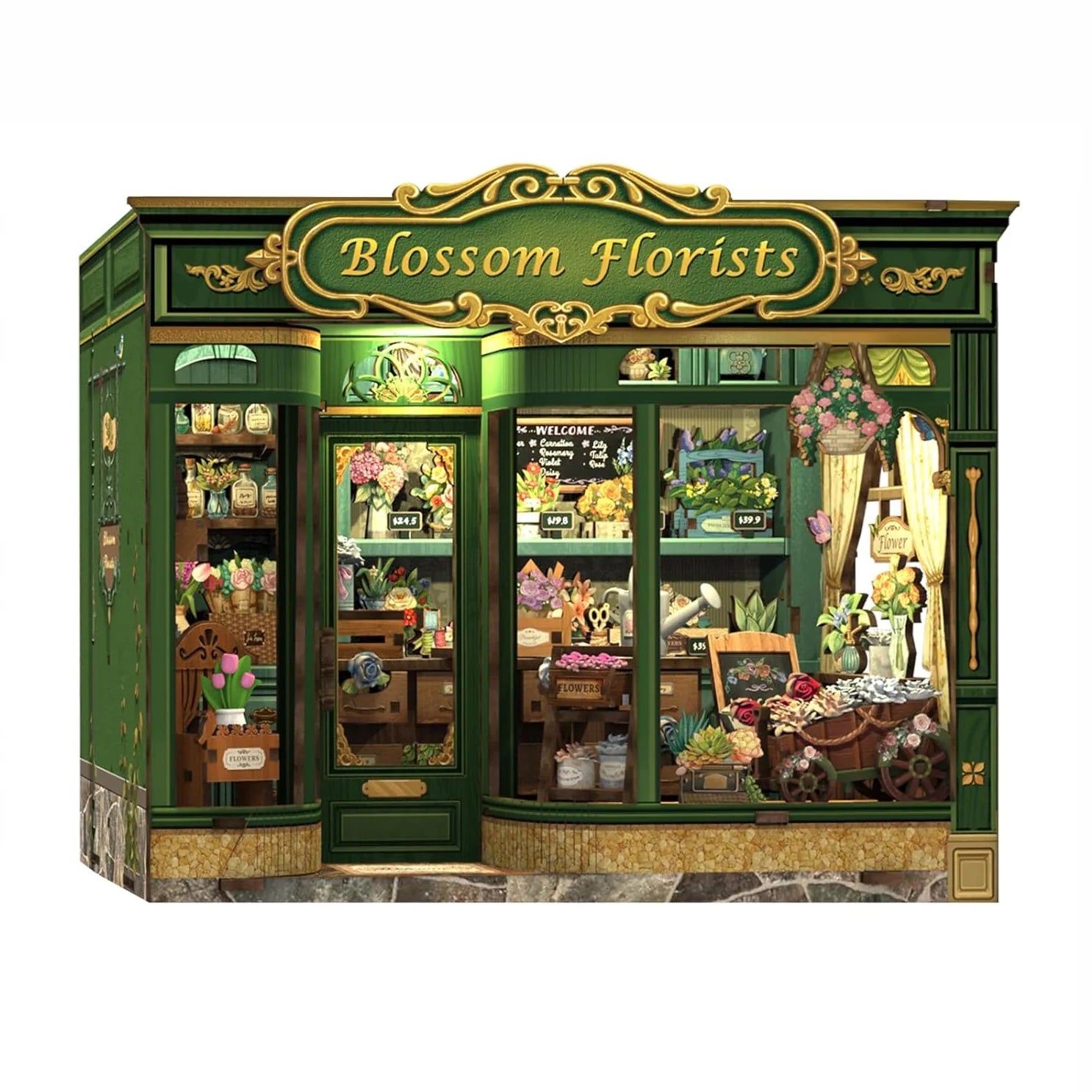 Enchanted Flower Shop Miniature DIY