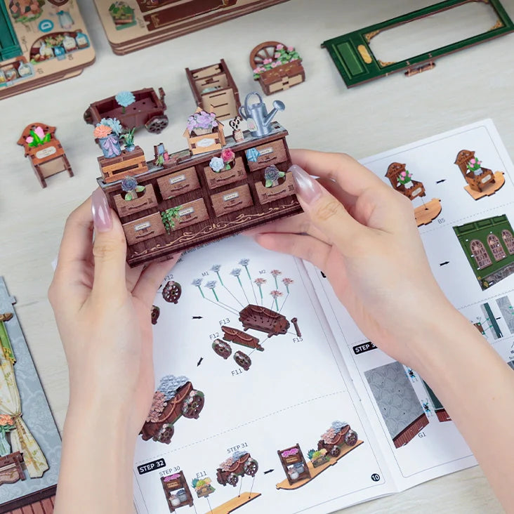 Enchanted Flower Shop Miniature DIY