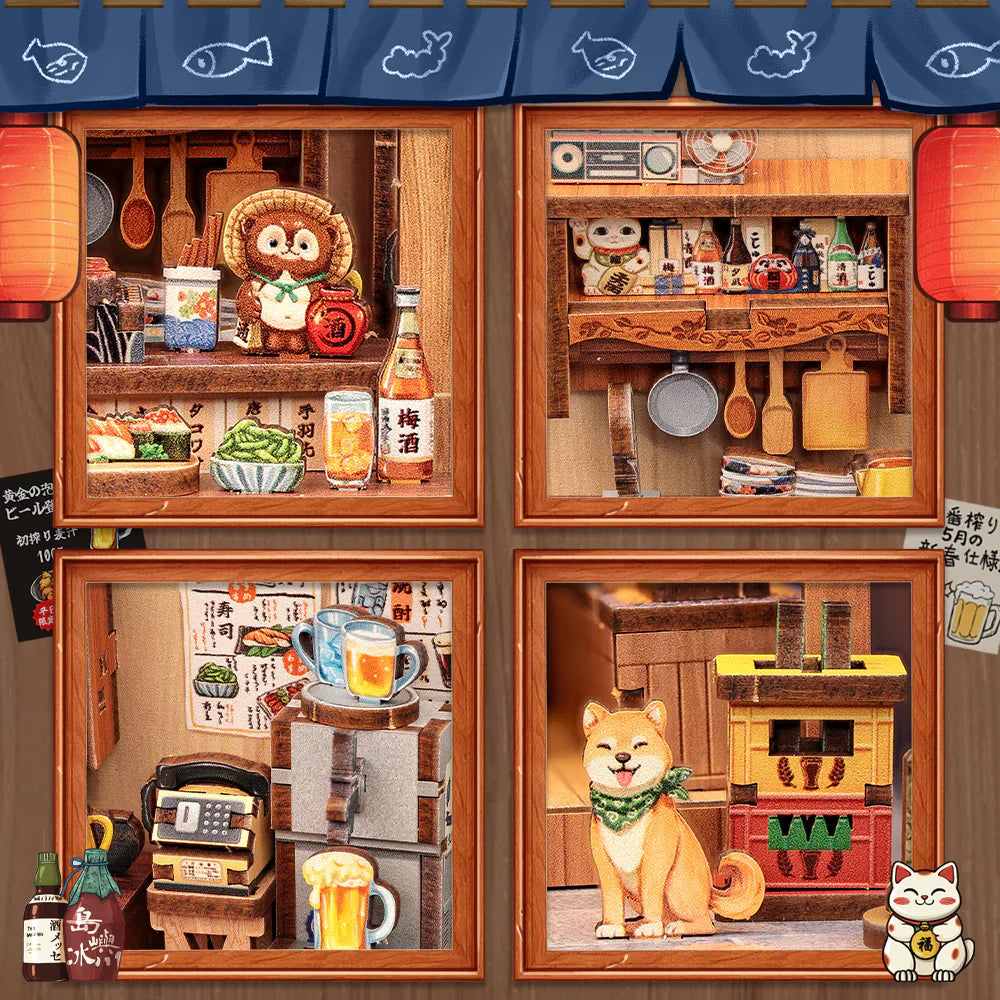Japanese Izakaya Miniature DIY Bar