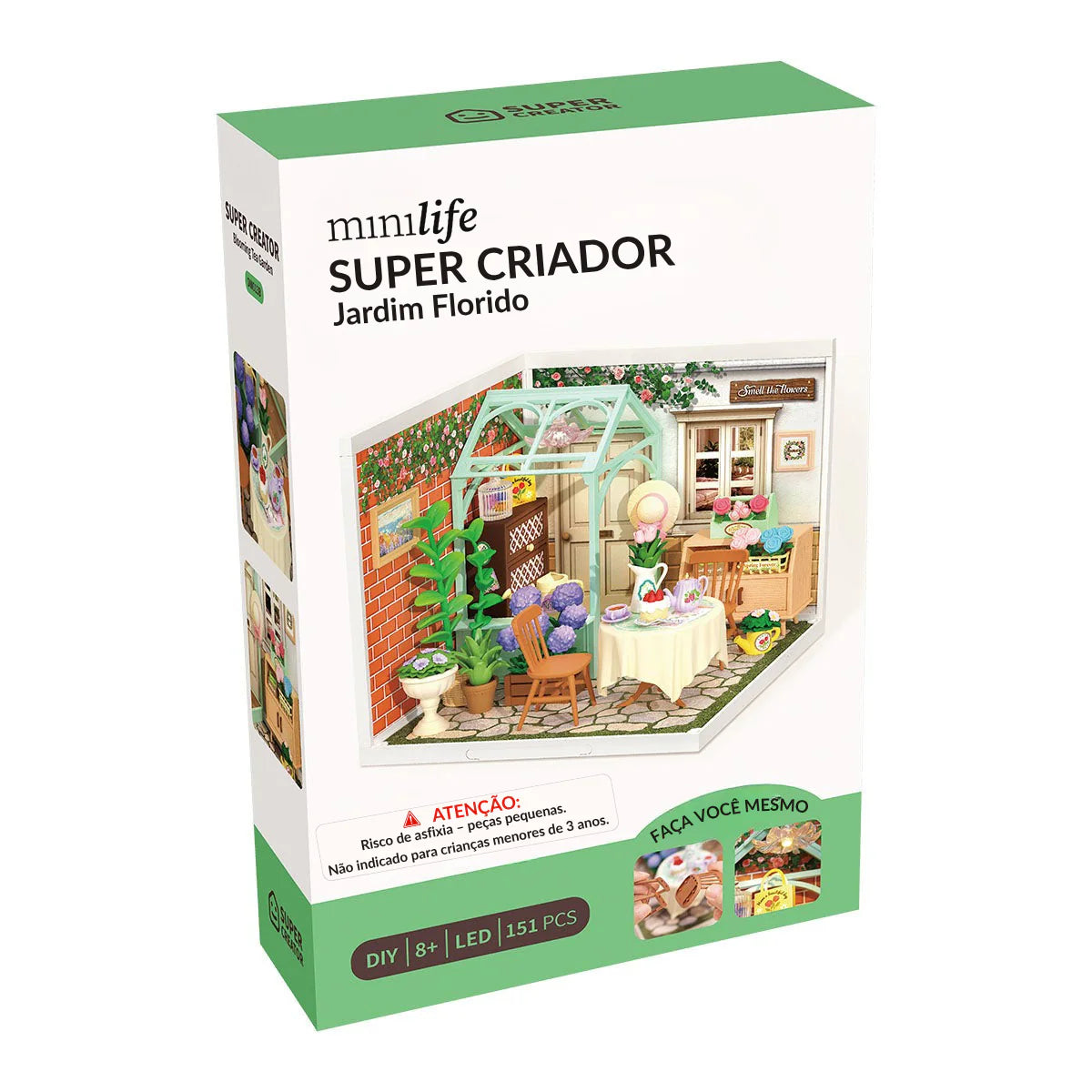 DIY Miniature House Winter Garden