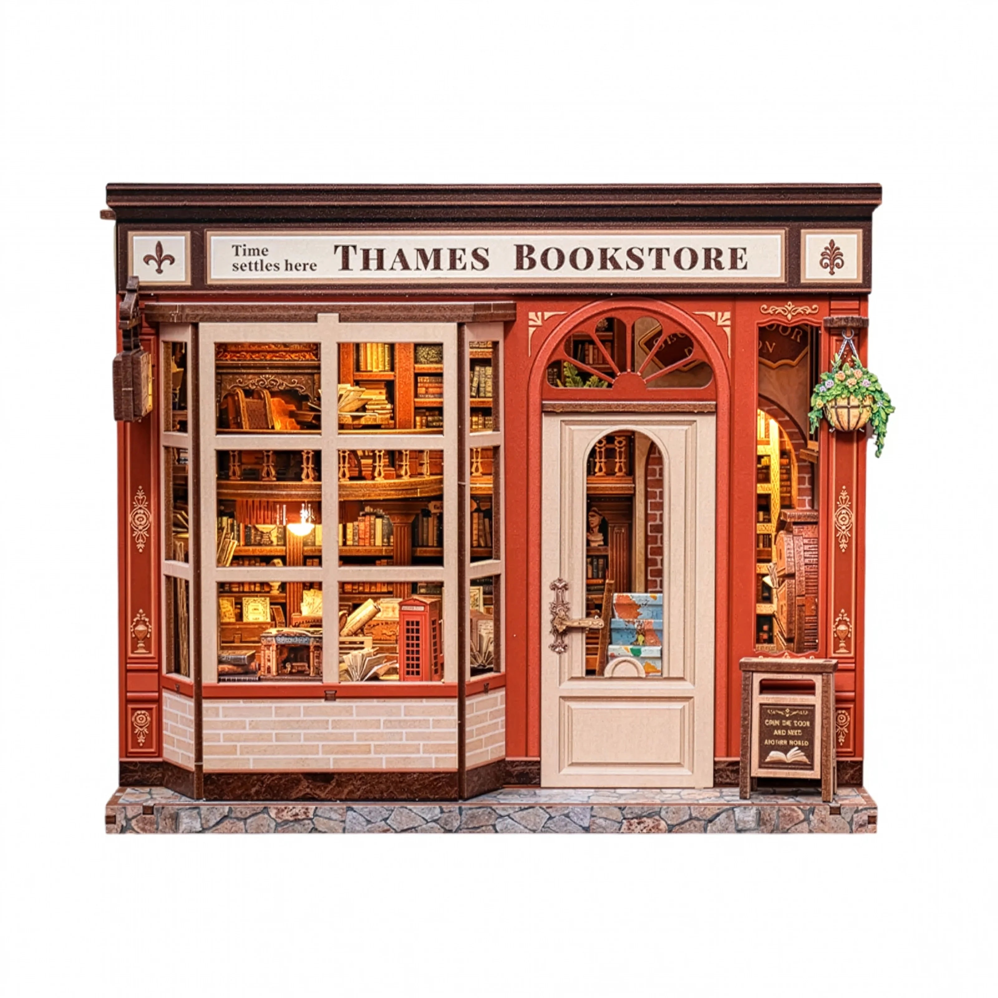 British Miniature Bookstore DIY