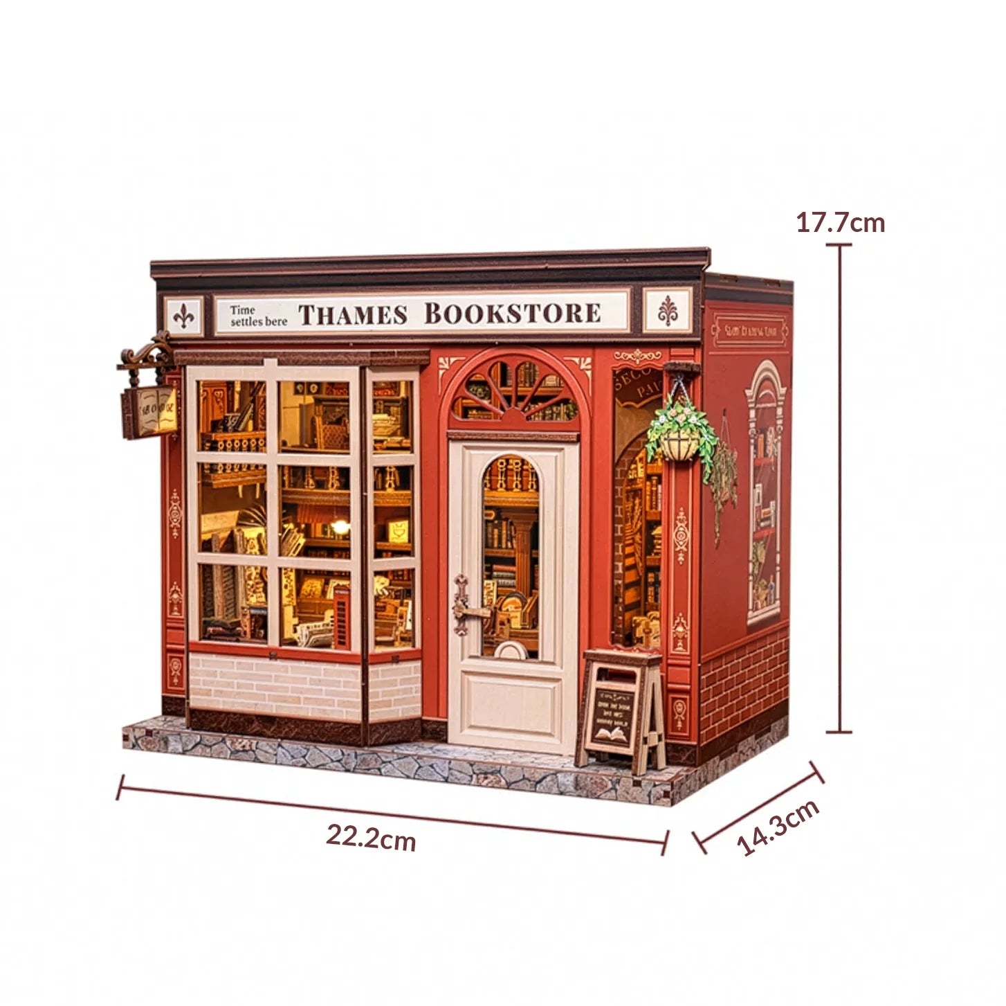 British Miniature Bookstore DIY