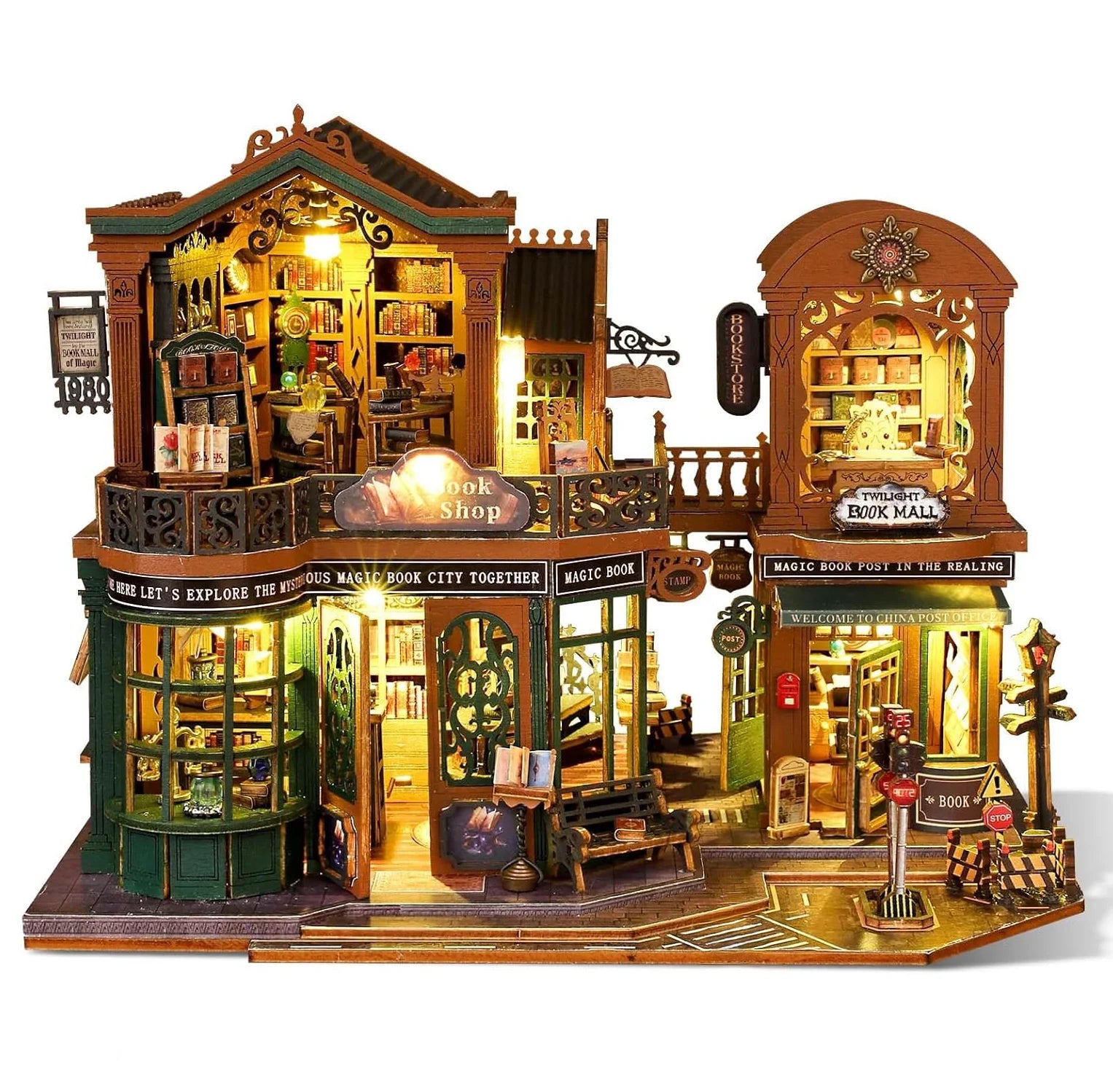 Twilight Bookstore Miniature House DIY