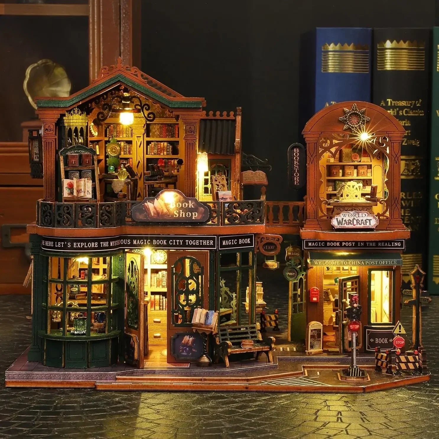 Twilight Bookstore Miniature House DIY