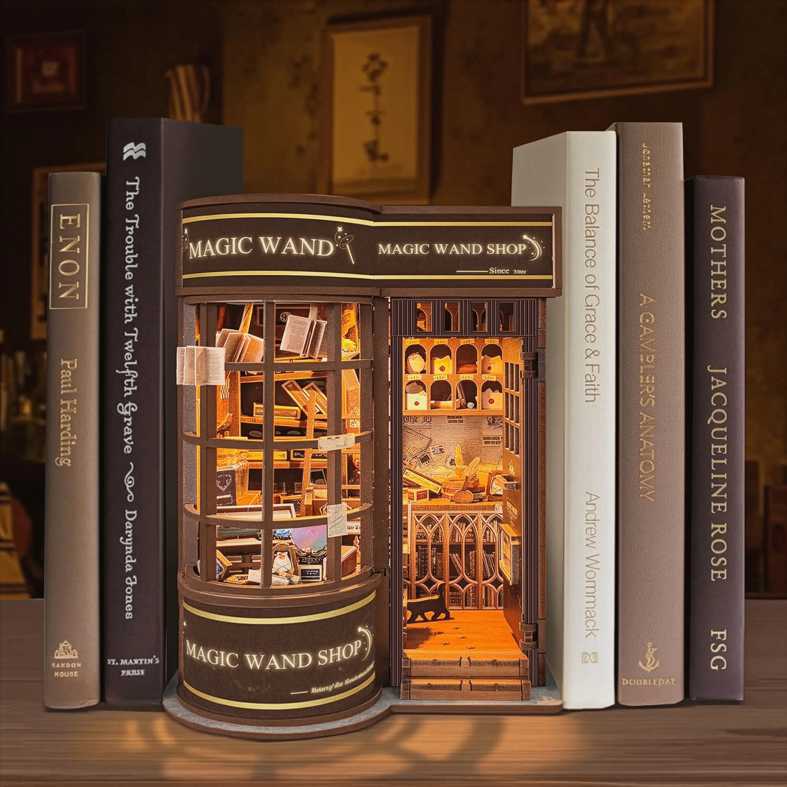 Magic Wand Shop Book Nook DIY