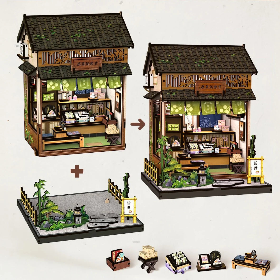 Japanese Candy Shop DIY Miniature