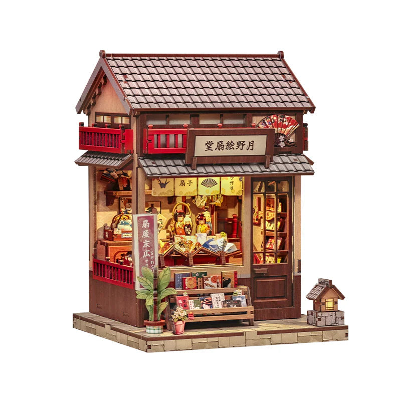 Japanese Fan Shop Miniature House DIY