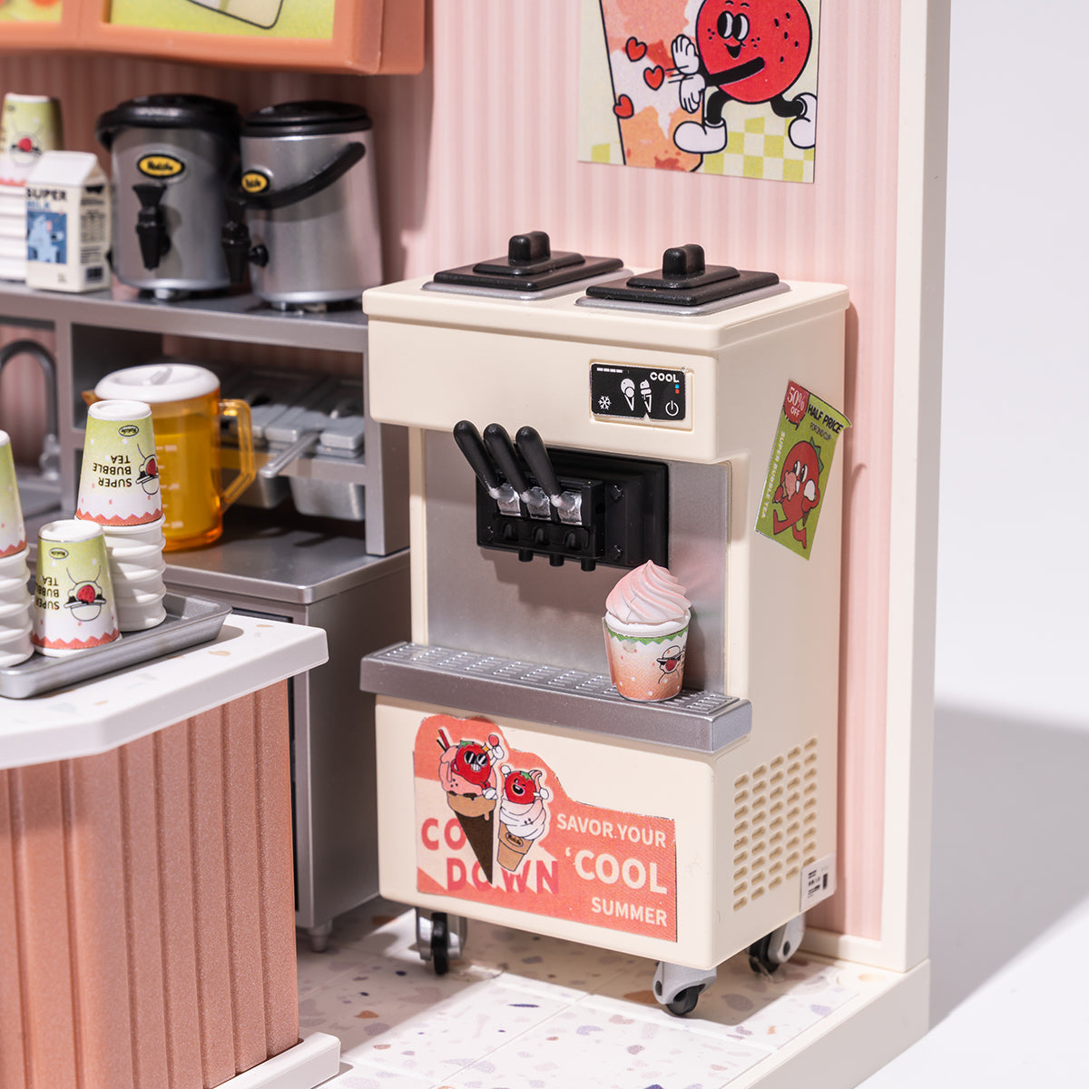 Super Bubble Tea Miniature DIY Shop