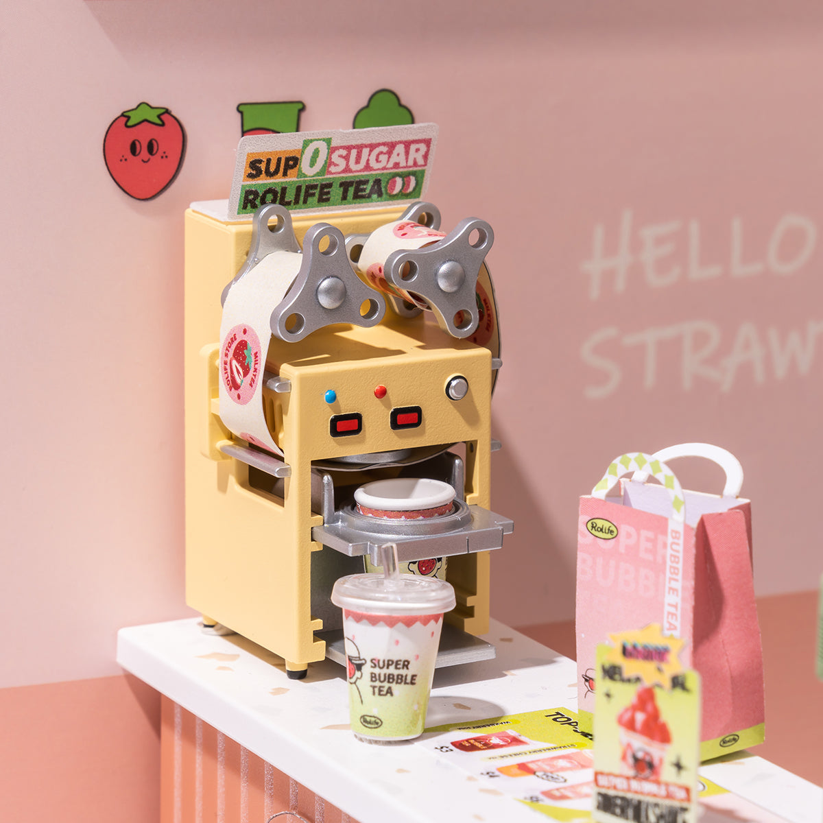 Super Bubble Tea Miniature DIY Shop