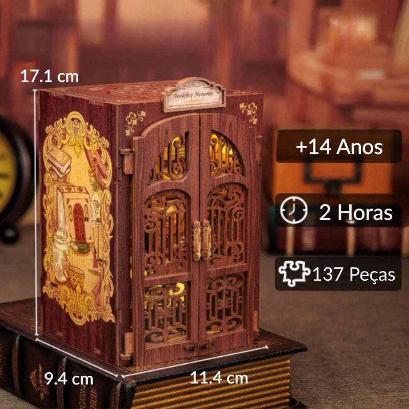 Memories of a Bookstore Book Nook DIY