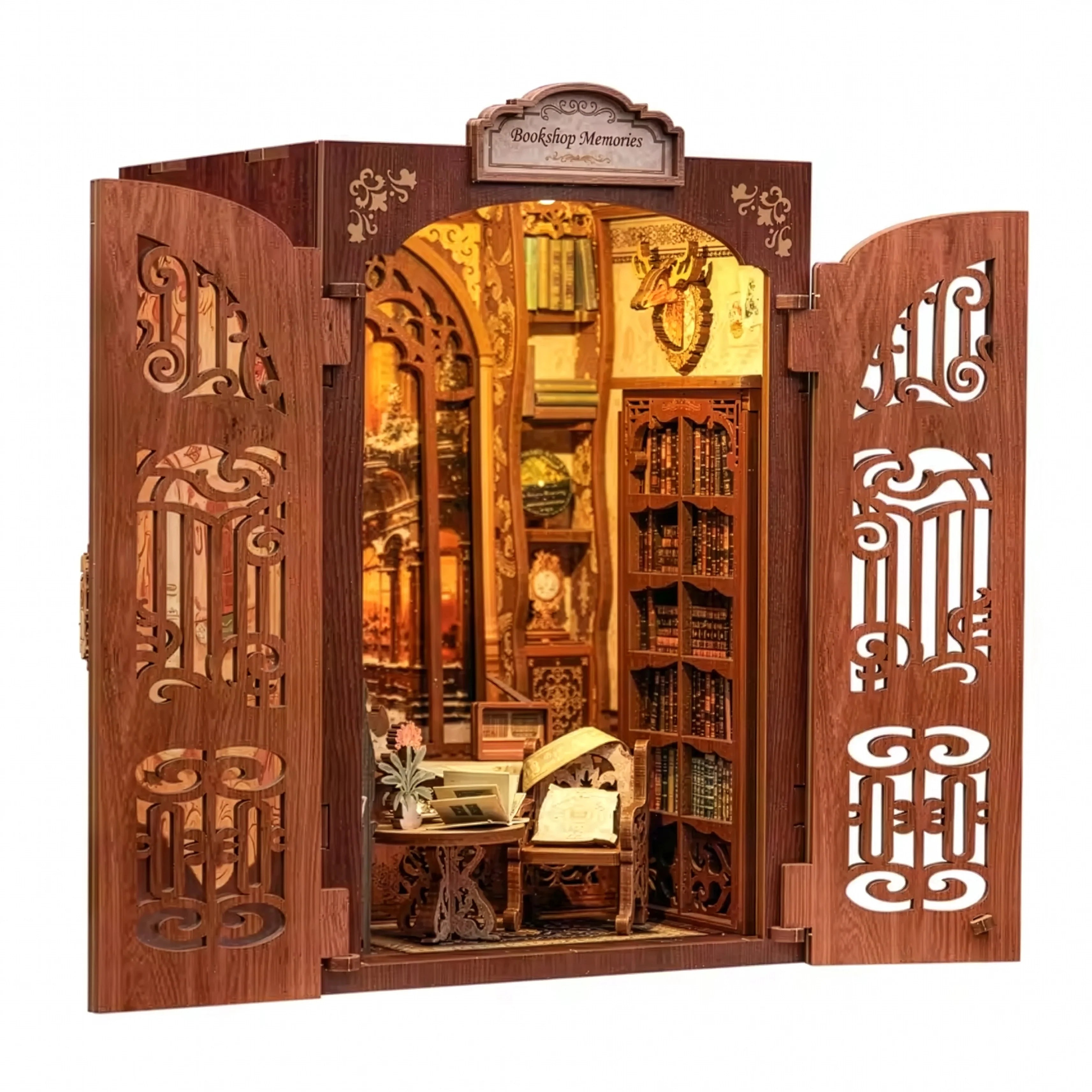 Memories of a Bookstore Book Nook DIY