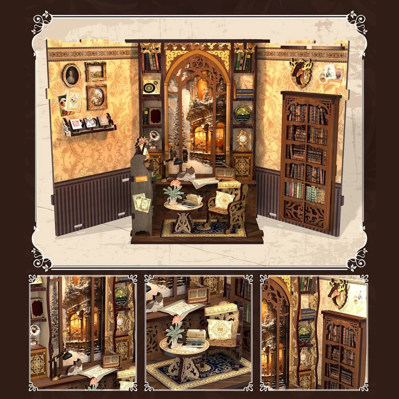 Memories of a Bookstore Book Nook DIY